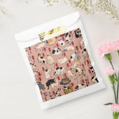 Japanse katten Ukiyo-e Funny kat Bedankzakje (Gezegeld)