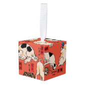 Japanse katten Ukiyo-e Funny kat Decoratie (Voorkant hoekig)