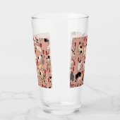 Japanse katten Ukiyo-e Funny kat Glas (Links)