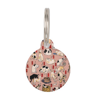 Japanse katten Ukiyo-e Funny kat Huisdierpenning