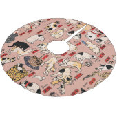 Japanse katten Ukiyo-e Funny kat Kerstboom Rok (Gekanteld)