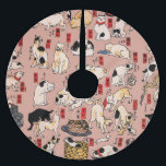 Japanse katten Ukiyo-e Funny kat Kerstboom Rok<br><div class="desc">Dit afbeelding is gebaseerd op de ukiyo-e Cats print van de Japanse houtsnede illustrator Utagawa Kuniyoshi (1797-1861). Deze antiek ukiyo-e print heeft vijfenvijftig poezen die allerlei katachtige dingen doen. Katten voorgesteld als de drieënvijftig stations van de Tokaido,  1850</div>