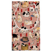 Japanse katten Ukiyo-e Funny kat Klein Cadeauzakje (Achterkant)