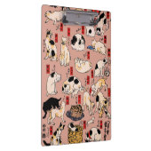 Japanse katten Ukiyo-e Funny kat Klembord (Rechts)