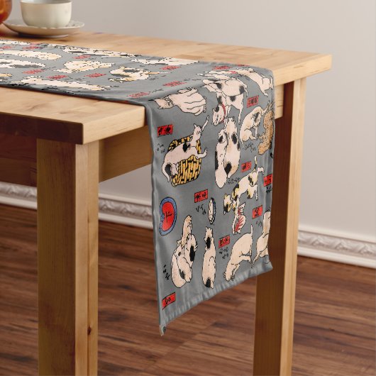 Japanse katten Ukiyo-e Funny kat Korte Tafelloper (Voorbeeld)