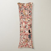 Japanse katten Ukiyo-e Funny kat Lichaamskussen (Voorkant Verticaal)