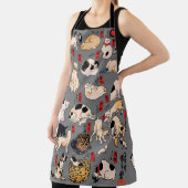 Japanse katten Ukiyo-e Funny kat Schort (Insitu)