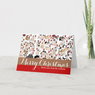 Japanse katten Ukiyo-e Grappige kitty Feestdagen Kaart