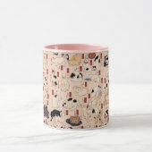 Japanse katten, Utagawa Kuniyoshi, Ukiyo-e Mok (Midden)