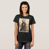 Japanse Kattenkrijger T-shirt (Voorkant volledig)