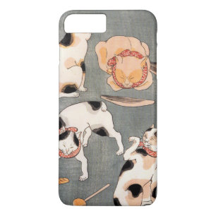  Japanse kattenkunst Case-Mate iPhone Case