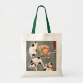  Japanse kattenkunst Tote Bag (Voorkant)