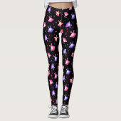 Japanse Kawaii Alien UFO Decora Kei Leggings (Voorkant)