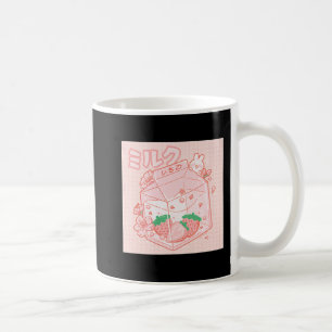 Japanse Kawaii Anime Aesthetische Roze Strawber Koffiemok