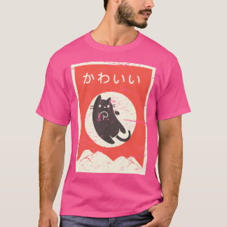  Japanse Kawaii Anime Cat T-shirt