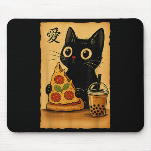Japanse Kawaii Anime Cat Zza Een theekat die Zza e Muismat