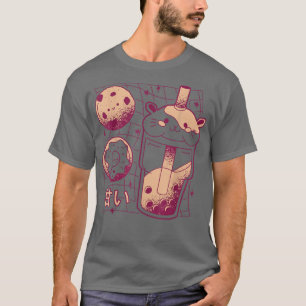 Japanse Kawaii Boba Thee Cavia Donut Koekje G T-shirt
