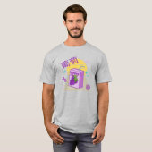 Japanse Kawaii Grape Juice Box T-Shirt (Voorkant volledig)