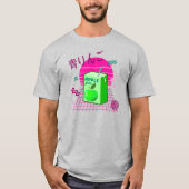 Japanse Kawaii Green Apple Juice Box 90 jaar T-shirt (Voorkant)
