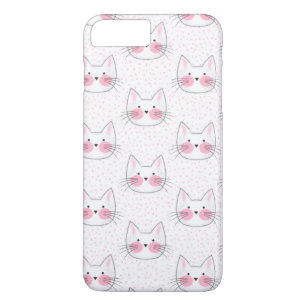 Japanse Kawaii Kitty Cats iPhone 8/7 Plus Hoesje