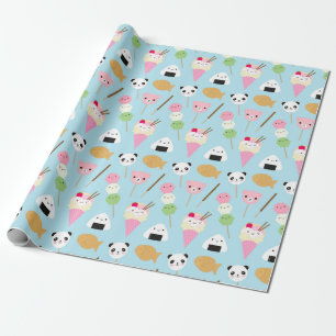 Japanse Kawaii Snacks Cadeaupapier