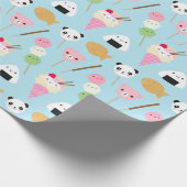 Japanse Kawaii Snacks Cadeaupapier (Hoek)