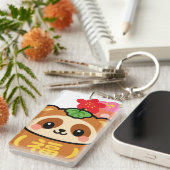 Japanse Kawaii Tanuki Sleutelhanger (Voorkant Rechts)