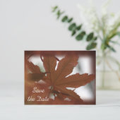 Japanse keiharde springtocht sparen de datum aankondigingskaart (Staand voorkant)