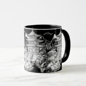 Japanse Keizerlijke Keizerspalm Mok (Voorkant rechts)