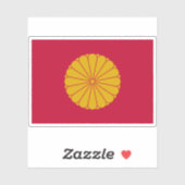 Japanse Keizerlijke Standaard (1869-cadeau) Sticker (Vel)