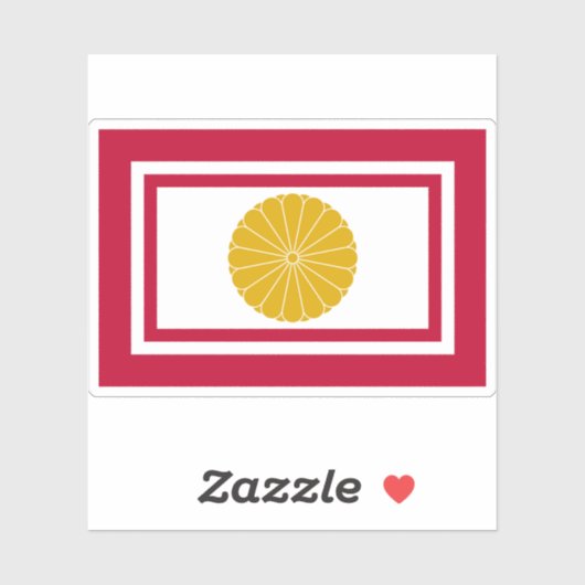 Japanse Keizerlijke Vlag (2020-cadeau) Sticker (Vel)