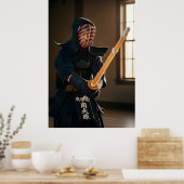 Japanse Kendo Poster (Keuken)