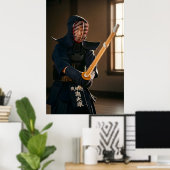 Japanse Kendo Poster (Thuiskantoor)