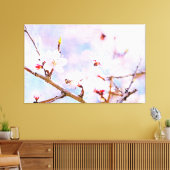 Japanse kers - Sakura in Bloom Canvas Afdruk (Insitu (Woonkamer))