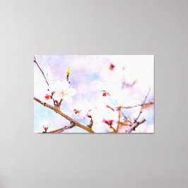 Japanse kers - Sakura in Bloom Canvas Afdruk
