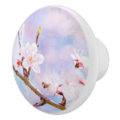 Japanse kers - Sakura in Bloom Keramische Knop (Rechts)