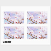 Japanse kers - Sakura in Bloom Rechthoekige Sticker (Vel)