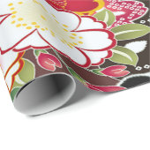 Japanse Kersenbloesem Bloemen Decoupage Cadeaupapier (Rol Hoek)