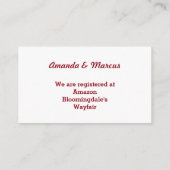 Japanse Kersenbloesem Bloemen Register Informatiekaartje (Achterkant)