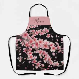 Japanse Kersenbloesem Blush Roze wit Schort