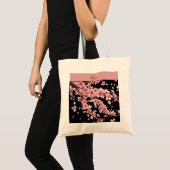 Japanse Kersenbloesem Blush Roze wit Tote Bag (Voorkant (product))