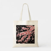 Japanse Kersenbloesem Blush Roze wit Tote Bag (Achterkant)
