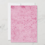 Japanse kersenbloesem huwelijksuitnodiging kaart (Achterkant)