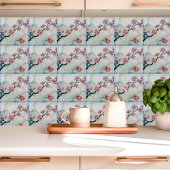 Japanse kersenbloesem Kintsugi Tegeltje