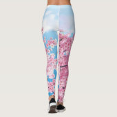 Japanse kersenbloesem Leggings (Achterkant)