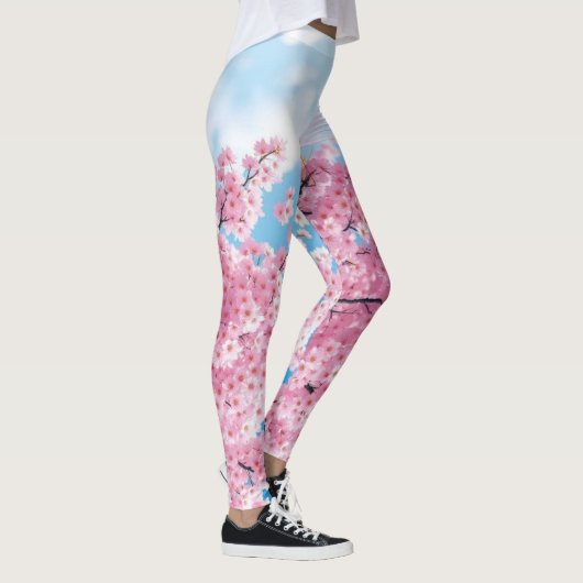 Japanse kersenbloesem Leggings (Rechts)