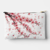 Japanse Kersenbloesem monogram Blush Roze wit Etui (Achterkant)