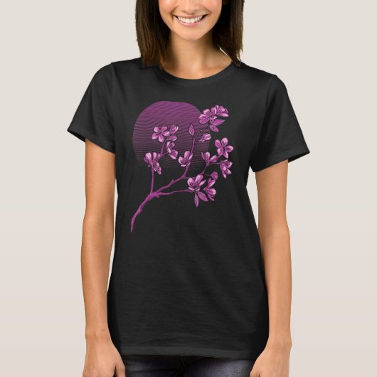 Japanse Kersenbloesem Sakura 1 T-shirt (Voorkant)