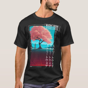 Japanse kersenbloesem Streetwear Esthetische Fashi T-shirt