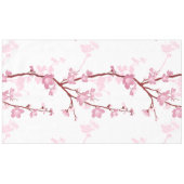 Japanse kersenbloesem, zachte roze bloem, meisje, tafelkleed (Voorkant (Horizontaal))